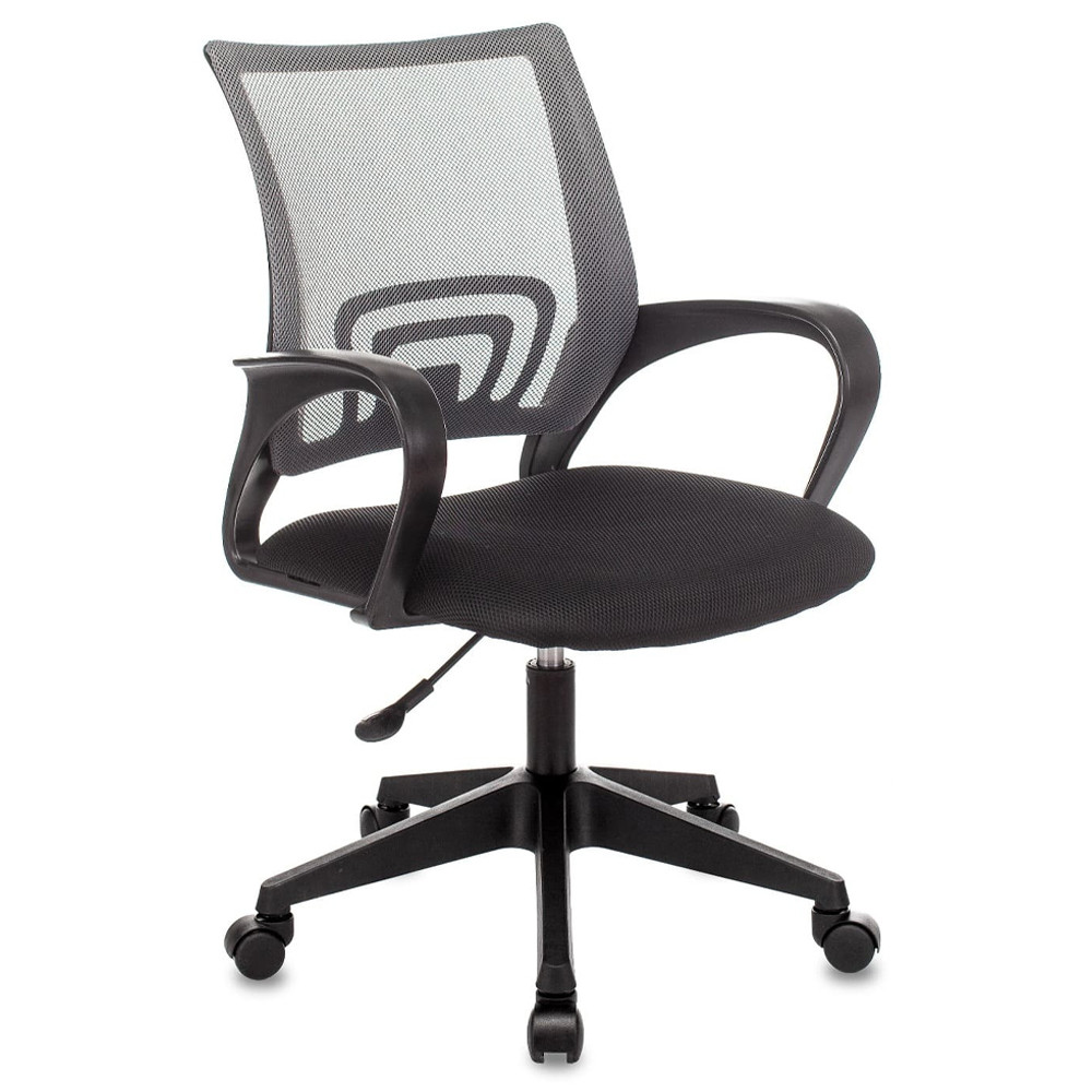 Офисное кресло с основанием из черного пластика Desk chairs Grey