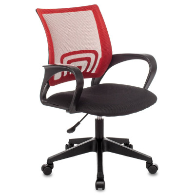 Офисное кресло с основанием из черного пластика Desk chairs Red