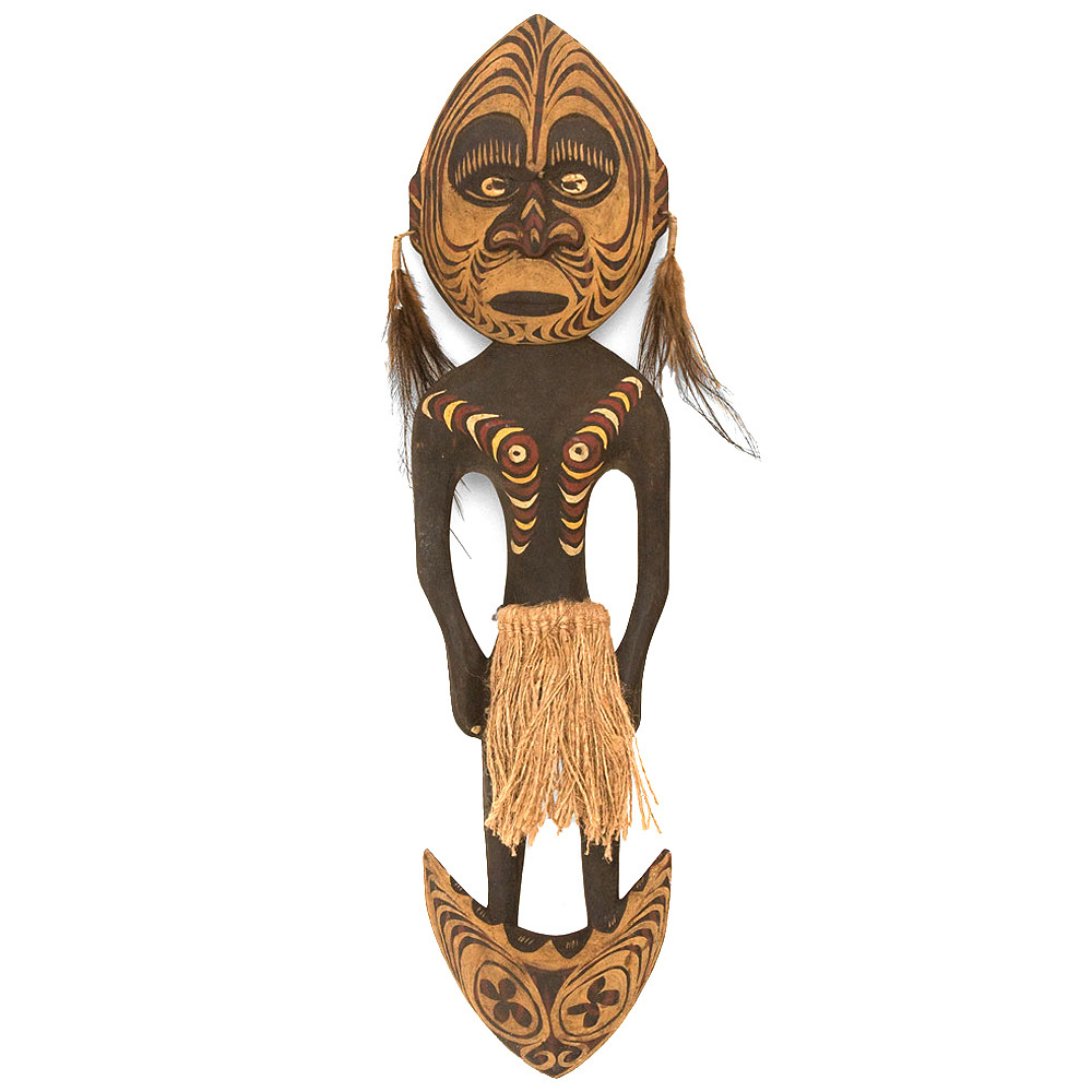 Панно из дерева Абориген в маске Aborigenn Mask