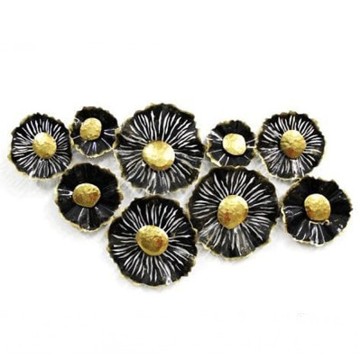 Панно настенное Blank Sheet Black flower