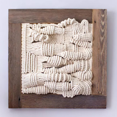 Панно-макраме «VIBES#1»