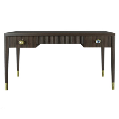 Письменный стол Elsa Dreams Walnut Шпон дерево с двумя ящиками