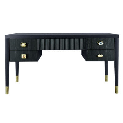 Письменный стол с 4-мя ящиками Elsa Dreams Black