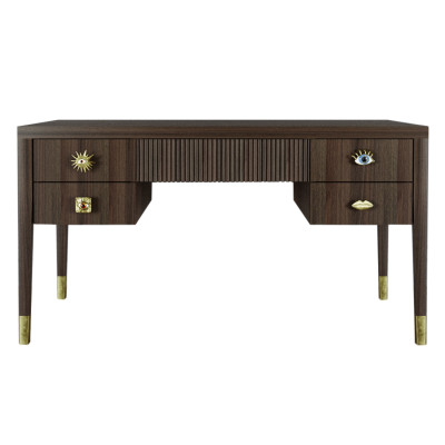 Письменный стол с 4-мя ящиками Elsa Dreams Walnut