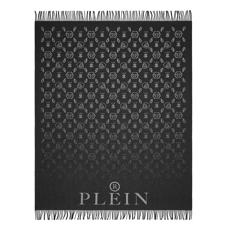Плед Philipp Plein Plaid Cashmere Monogram