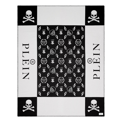 Плед Philipp Plein Plaid Cashmere Skull