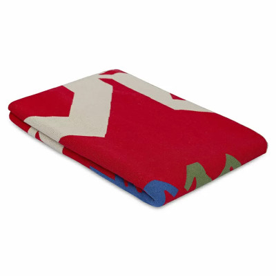 Плед хлопковый по мотивам чувашских орнаментов Ural and Siberian Patterns