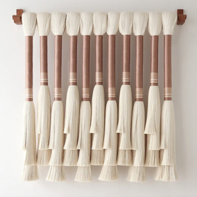 Плетеное настенное украшение с кистями Caballo Wall Hanging