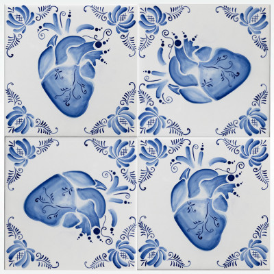 Плитка с узором Мое сердце