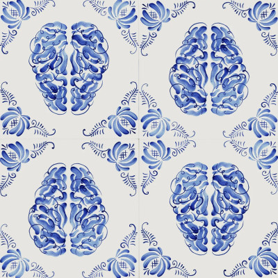 Плитка с узором Мозг