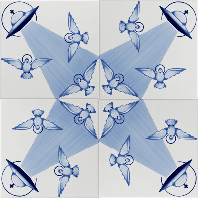 Плитка с узором НЛО