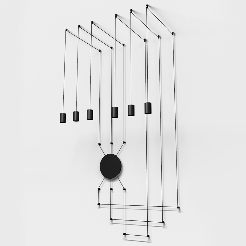 Подвес Wireflow FreeForm LED Black 6 патронов