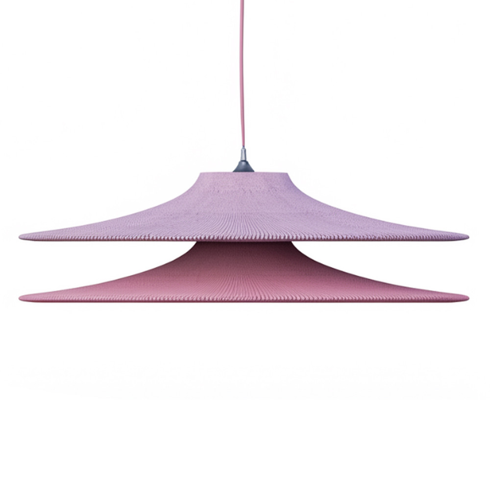 Подвесной вязаный двухцветный светильник «Двойной Токио»