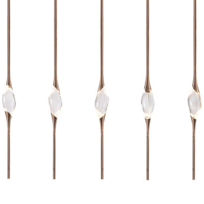 Подвесной светильник 12 Rectangle Chandelier Gold