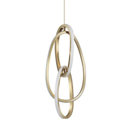 Подвесной светильник 3 Chain Link Gold 42