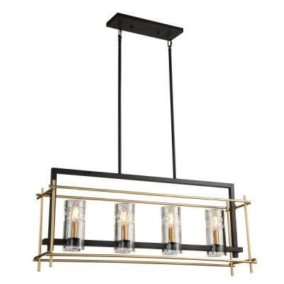 Подвесной светильник Brass Glass Pendant 4