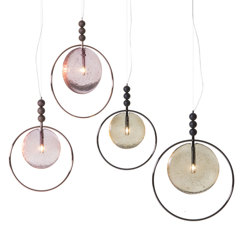 Подвесной светильник c цветным стеклом Tonin Casa Lampada Dreamy