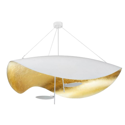 Подвесной светильник CATELLANI & SMITH LEDERAM MANTA S2 PENDANT White + Gold