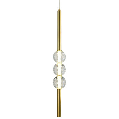 Подвесной светильник Celestin Spheres Brass Trio Hanging Lamp