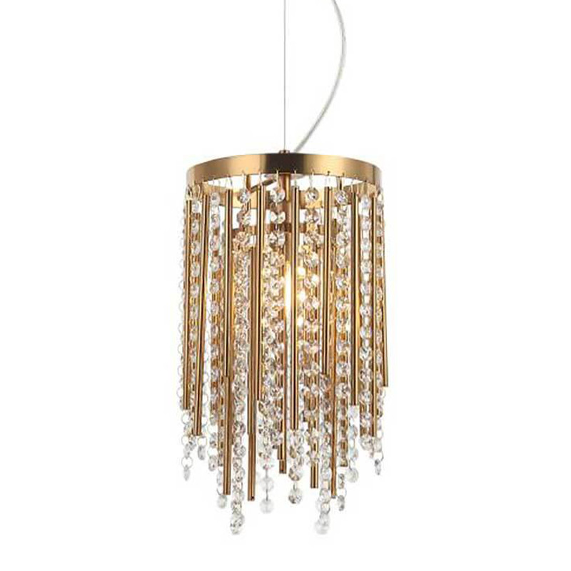 Подвесной светильник Crystal Wind Chimes Bronze Hanging Lamp