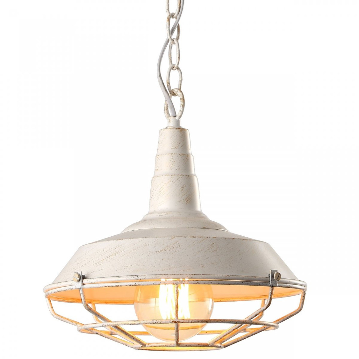Подвесной светильник DARK CAGE PENDANT White vintage