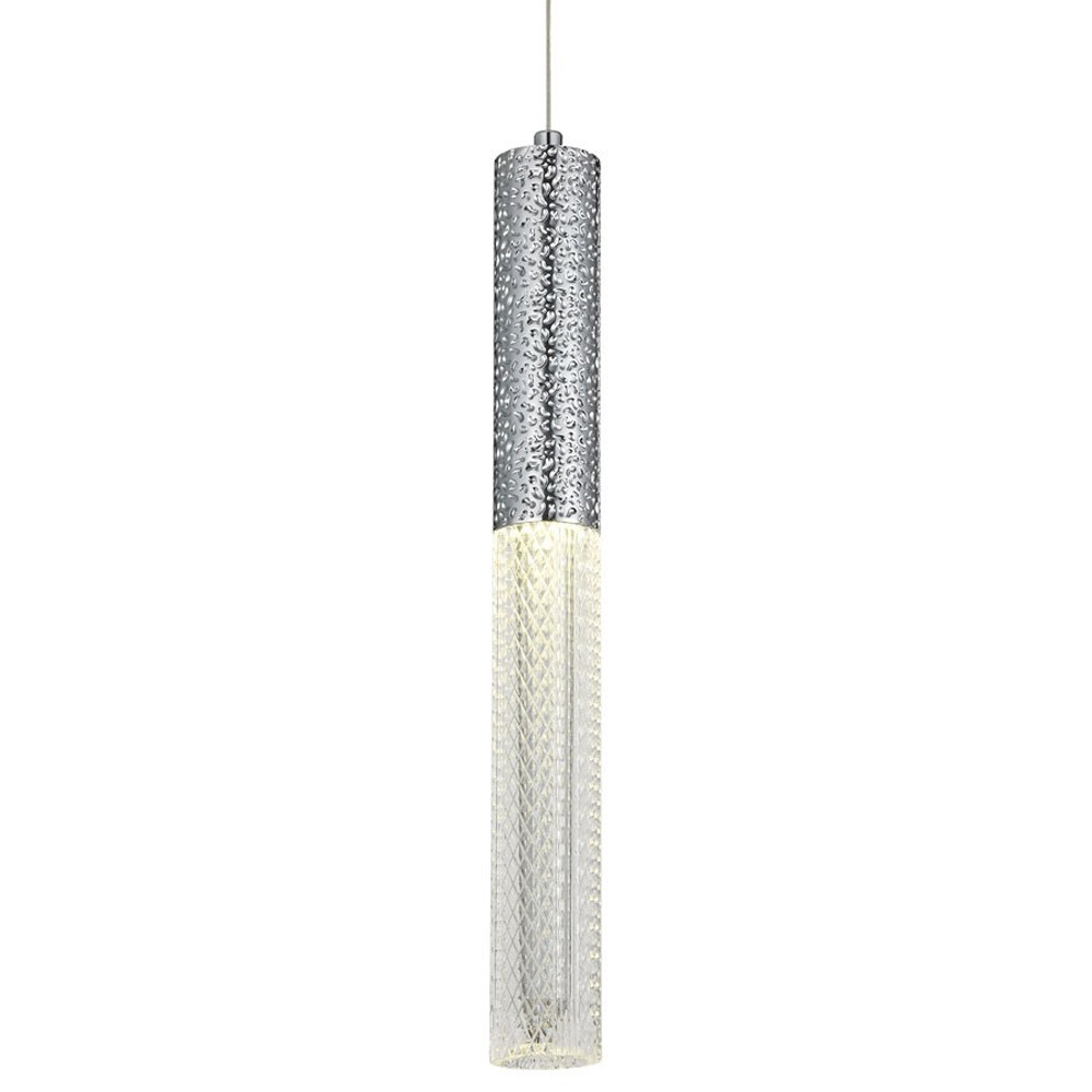Подвесной светильник Dew Drops Tube Chrome Hanging Lamp