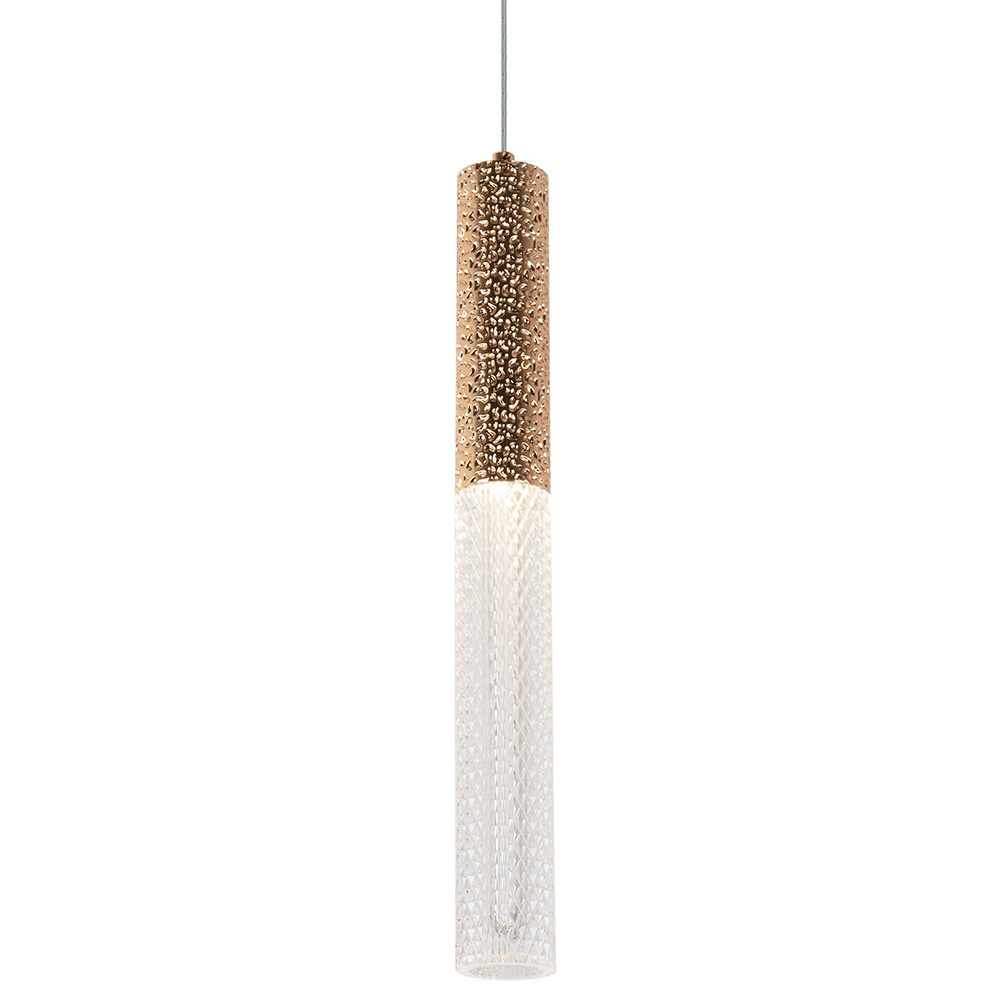Подвесной светильник Dew Drops Tube Gold Hanging Lamp