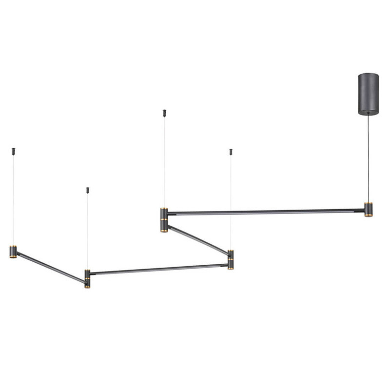 Подвесной светильник Drawing Line Gold Black