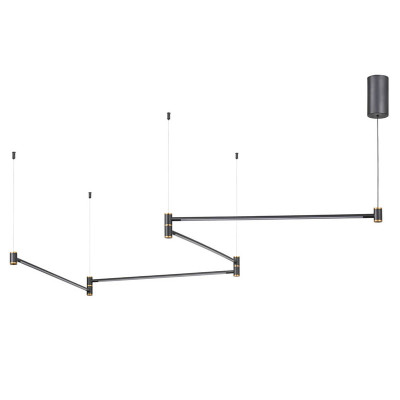 Подвесной светильник Drawing Line Gold Black