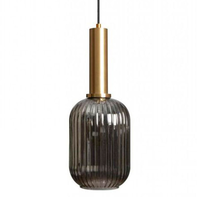 Подвесной светильник Ferm Living chinese lantern Smoke Gold 39 см
