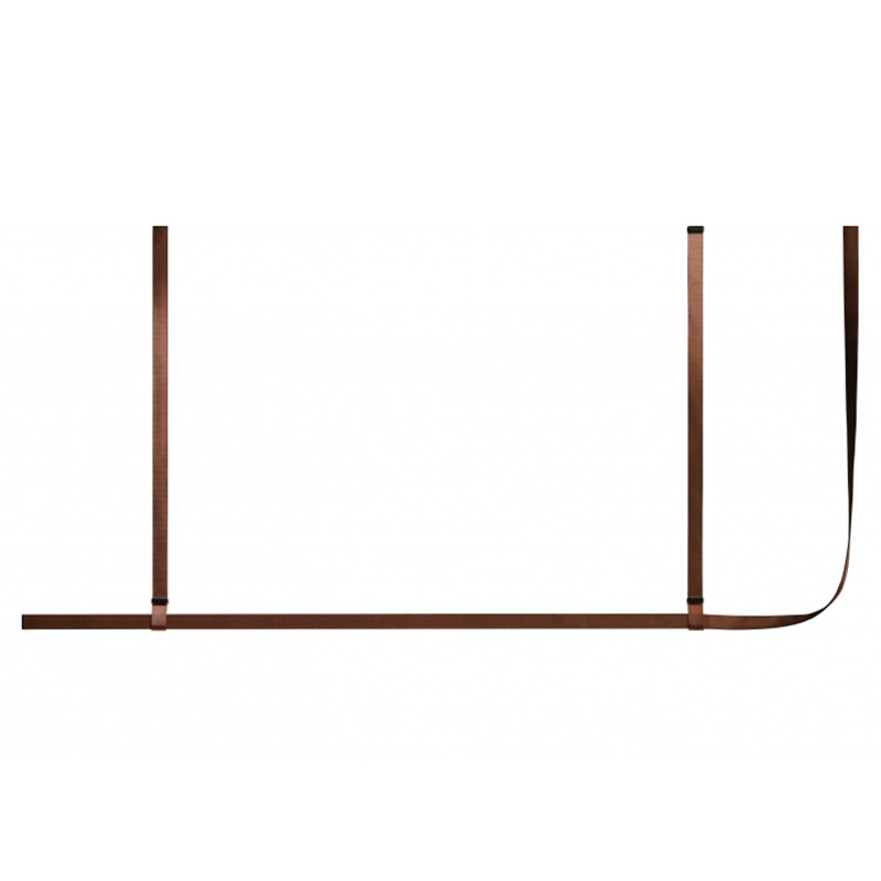 Подвесной светильник Flos Belt pelle naturale Коричневый цвет