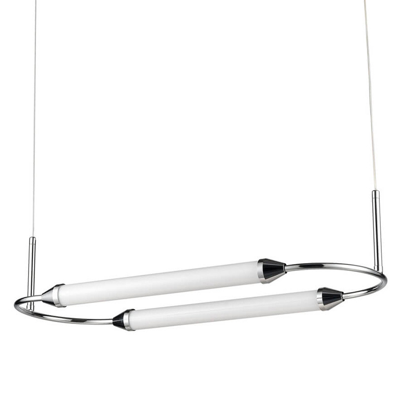 Подвесной светильник Giopato & Coombes CIRQUE Pendant Ellipse Horizontal Chrome