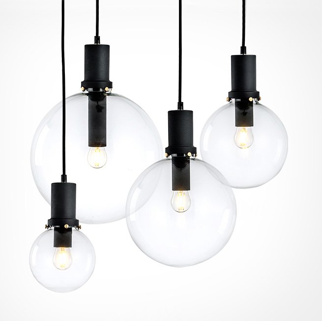 Подвесной светильник Glass Globe Black