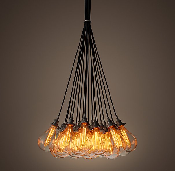 Подвесной светильник Glass Teardrop Pear 19