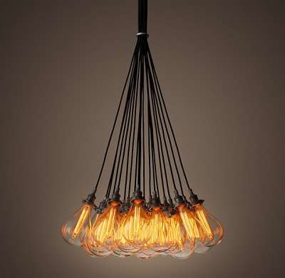 Подвесной светильник Glass Teardrop Pear 19