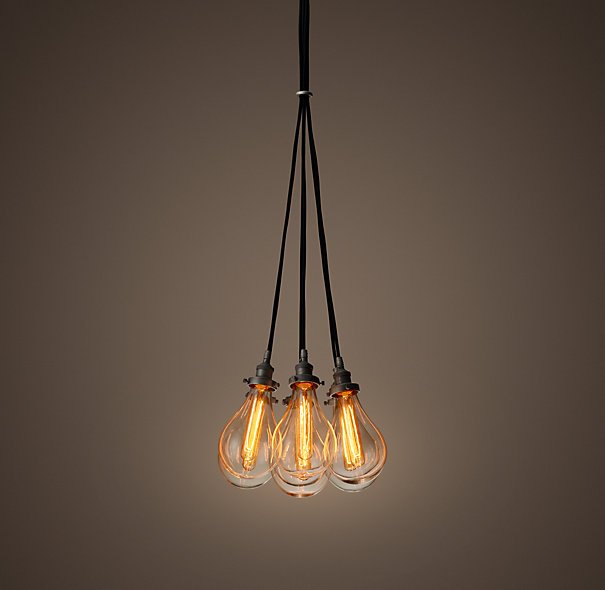 Подвесной светильник Glass Teardrop Pear 7