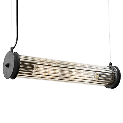 Подвесной светильник Glass TUBE Pendant Black