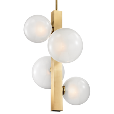 Подвесной светильник Hudson Valley Hinsdale Pendant In Aged Brass