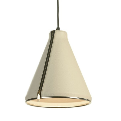 Подвесной светильник Leather Cone Beige Pendant