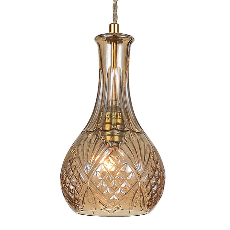 Подвесной светильник lee broom DECANTERLIGHT pendant III Amber