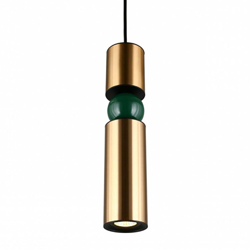 Подвесной светильник Lee Broom Fulcrum Золото и Зеленый цвет