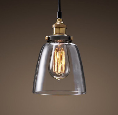 Подвесной светильник Loft Clear Glass Cloche