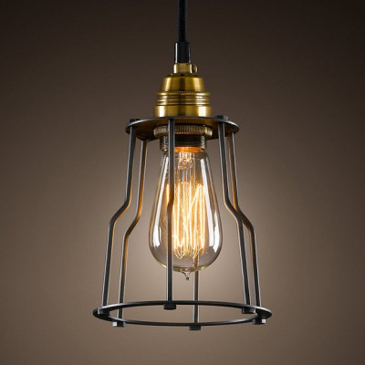 Подвесной светильник Loft Industrial Cage Filament Pendant