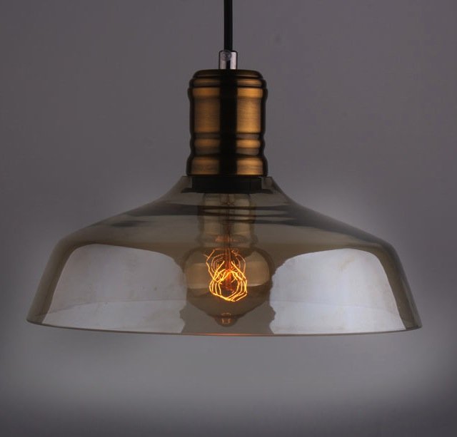 Подвесной светильник Loft Industrial French Retro Glass