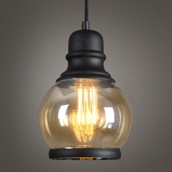 Подвесной светильник Loft Smoke Glass Pendant #2