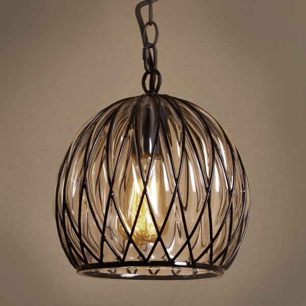 Подвесной светильник Metal Mesh and Glass Pendant I