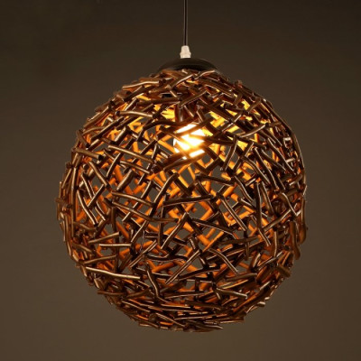 Подвесной светильник Old Wicker Pendant Sphere
