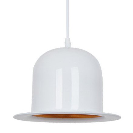 Подвесной светильник Pendant Lamp Banker Bowler Hat White II