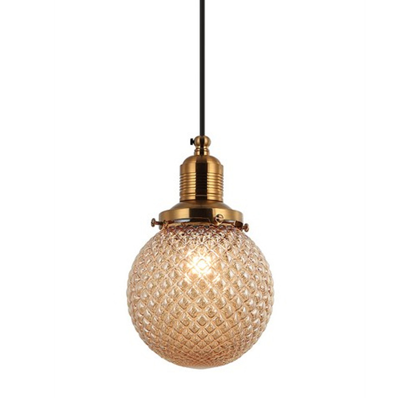 Подвесной светильник Perforated Bubbles Янтарь