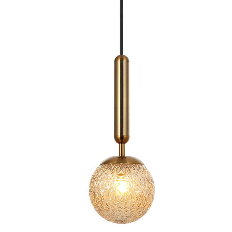 Подвесной светильник Perforated Glass Bubbles brown
